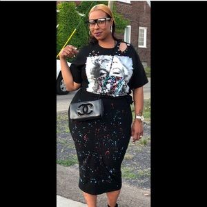 Custom Marilyn Monroe Skirt Set